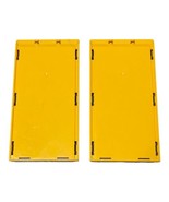 2 Lego Duplo 4x8 Orange Yellow Platform Tile Car Ramp Replacement Part - £4.53 GBP