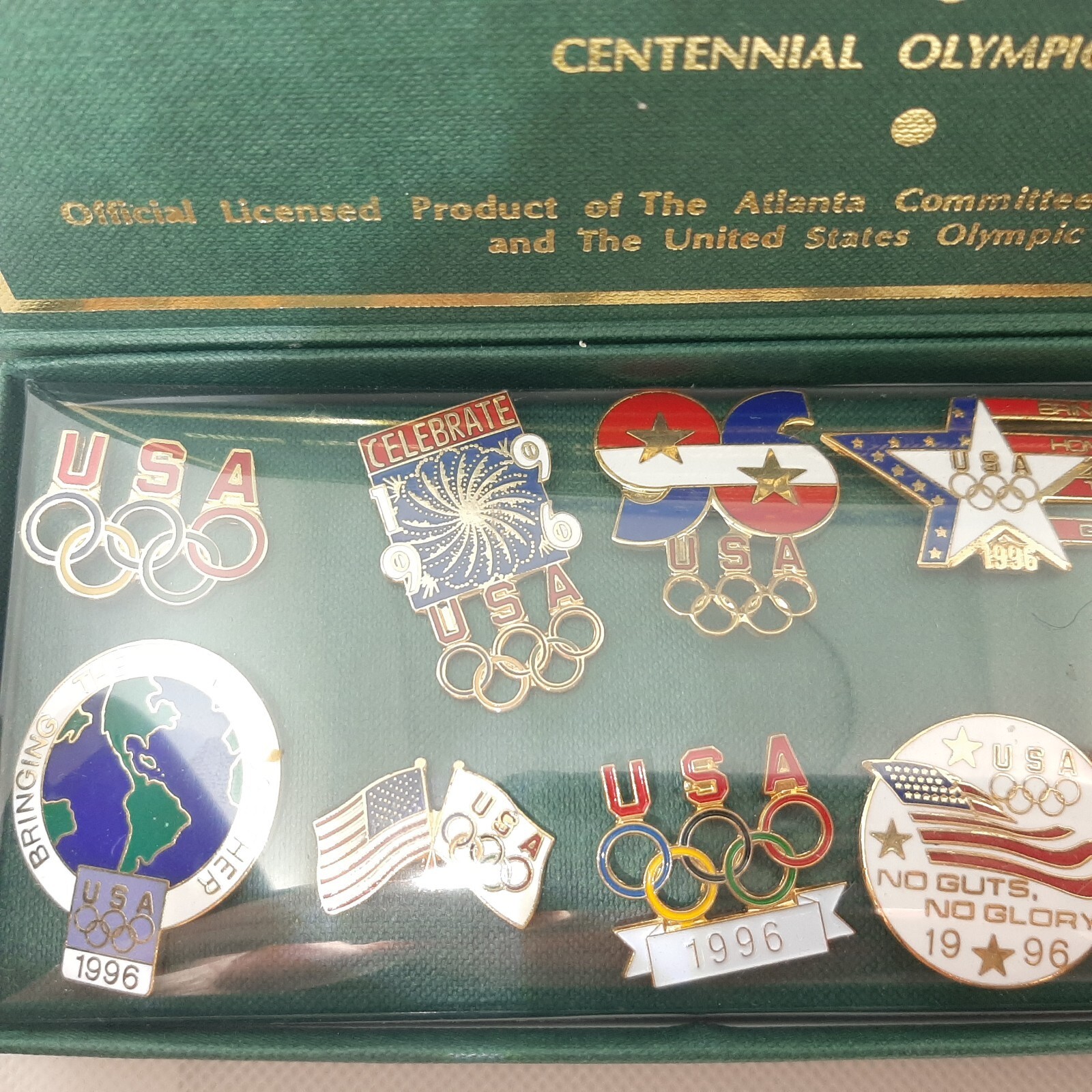 1996 Olympic Atlanta Commemorative Collector Pin Set of 12 Item image 3