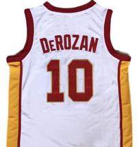 Demar Derozan #10 College Basketball Jersey Sewn White Any Size image 5