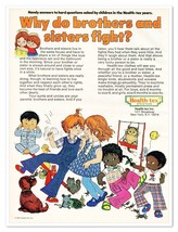 Health-Tex Handy Answers Sibling Rivalry Susan Perl Vintage 1973 Magazin... - $9.70