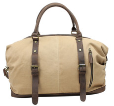 Vagarant Traveler Classic Antique Sytle Cotton Canvas Medium Duffle GYM Bag C75. - £67.94 GBP