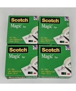Scotch Magic Tape Refill 3 JUMBO Rolls (3/4&quot; x 1500&quot; Per Roll) Matte Pho... - £12.11 GBP