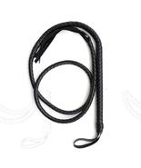 Black Faux-Leather Bull Whip - £20.02 GBP