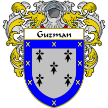 Guzman Family Crest / Coat of Arms JPG and PDF - Instant Download - $2.90
