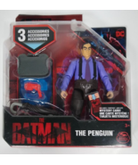 2021 Spin Master - DC Comics - The Batman - THE PENGUIN With 3 Accessories - £11.75 GBP