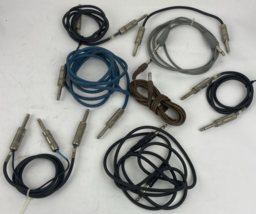 1/4" Mono Jack Male to 1 4" Mono Jack Male Cable Lot of 8 Assorted Lengths - $29.69