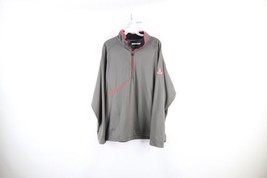 Zero Restriction Tour Series Mens Large Distressed Golfing Half Zip Pullover Top - $34.60