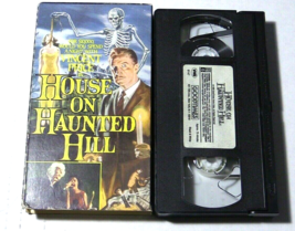 House on Haunted Hill (VHS, 1990) Vincent Price B/W GOODTIMES Horror. - £4.66 GBP