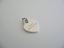 Tiffany &amp; Co Happy Anniversary Heart Pendant Charm 4 Necklace Bracelet G... - £274.80 GBP