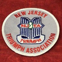 NEW New Jersey Triumph Association 3.5&quot; Round Patch Automobile UNSEWN NJTA - $7.43