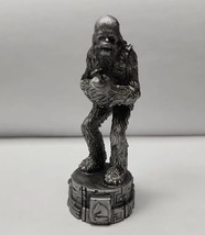 2005 Star Wars Saga Edition Chess - Chewbacca Silver Knight Figure Piece... - $10.46