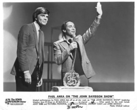 John Davidson Paul Anka Original 8x10 Photo H6030 - £7.82 GBP