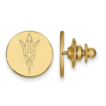 SS w/GP Arizona State University Lapel Pin - £42.38 GBP