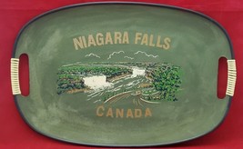 VTG Niagara Falls Canada Tray 17.5x12&quot; with Handles Serving Tray Made in... - £15.53 GBP
