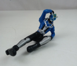Bandai Kamen Rider Wizard Water 4&quot; Vinyl Figure Blue Robes McDonald&#39;s Toy - £9.85 GBP