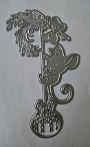 Mouse Swinging on a Holiday Ornament Metal Cutting Die Scrapbooking Card... - £9.48 GBP