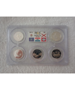 2003 S PCGS PR69 UCAM - US Mint Silver Proof 5 Coin State Quarter Set - $1,108.35 MXN