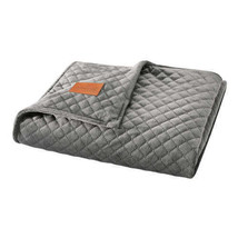 Pendleton Weighted Blanket 15lbs Quilted 48&quot; by 72&quot; Color Gray - £55.50 GBP