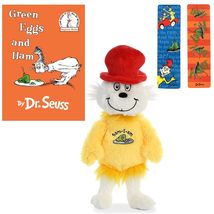 Sam I Am Stuffed Animal Plush, Green Eggs and Ham Hardcover Book, and Bookmarks  - £23.97 GBP