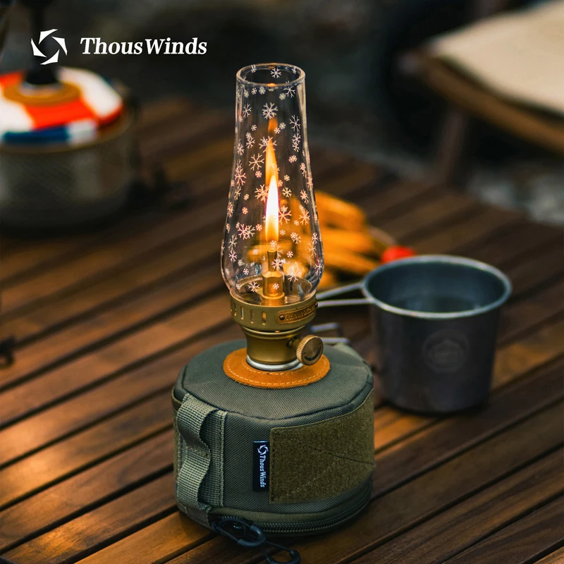 ThousWinds Vintage Gas Camping Lantern Outdoor Retro Camp Lamp 10 Hours - £53.66 GBP+