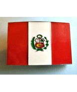 PERU Flag Epoxy buckle . NEW! - $12.84 CAD