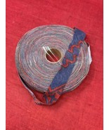 NEW 125 Yards x 1 5/16&quot; Pre-Cut Fabric Strip Rag Scrap Braided Rope Rug ... - £23.31 GBP