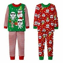 Star Wars 4pc Toddler Boys Storm Trooper Holiday Christmas Pajama 12M 18M NWT - £10.86 GBP