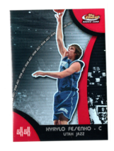 2007-08 Topps Finest Refractors Kyrylo Fesenko #76 Utah Jazz NBA Basketball NM - £1.54 GBP