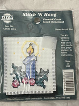 NeedleMagic Inc. Counted Cross Stitch Ornament (Candle GLow) *NEW* ff1 - $165.56 MXN
