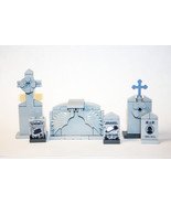 HGT Cemetery Tomb Stone Horror Halloween Kit Rare Minifigures - $20.00