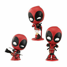 Marvel Deadpool CapChara Mini Figure Collection - Complete Set of 3 - £23.07 GBP