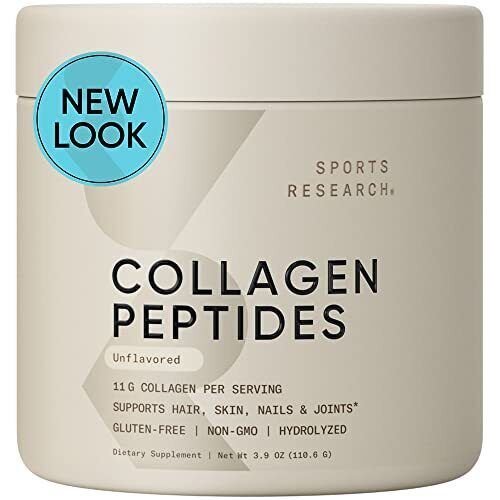 Sports Research Collagen Peptides - Hydrolyzed Type 1 & 3 Collagen Powder Pro... - $38.30