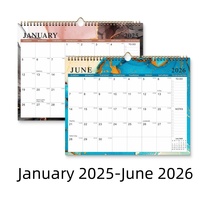 Wall Calendar 2025-2026,14.8&quot; x 11.6&quot; 18Month Calendar Jan. 2025 -Jun. 2026 NEW - £14.58 GBP