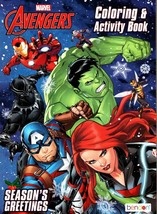 Marvel Avengers - Edition Holiday - Coloring &amp; Activity Book - Seasons Greetings - £5.61 GBP