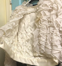 Edith Head Vintage Movie Costum Bed Jacket Ruffled Lace Carmen Miranda S... - £705.55 GBP