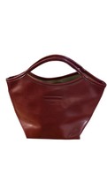 Vintage Mondani  Leather Shoulder Bag Structured LaserCut Purse - $461.81 MXN