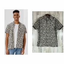 American Eagle AE Mens Floral Resort Shirt Daisy Button Front Medium - £11.02 GBP