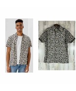 American Eagle AE Mens Floral Resort Shirt Daisy Button Front Medium - £10.82 GBP