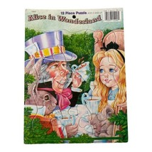 Alice in Wonderland Mad Hatter Tea Party Childrens 12 Piece Frame Tray Puzzle - £5.59 GBP
