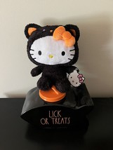 Hello Kitty Plush Decor Black Cat Sanrio 9in Halloween 2023 Cracker Barrel Viral - £21.24 GBP