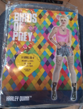 Birds of Prey Harley Quinn Teen Adult Halloween Costume XS 4 Piece Set - £14.18 GBP