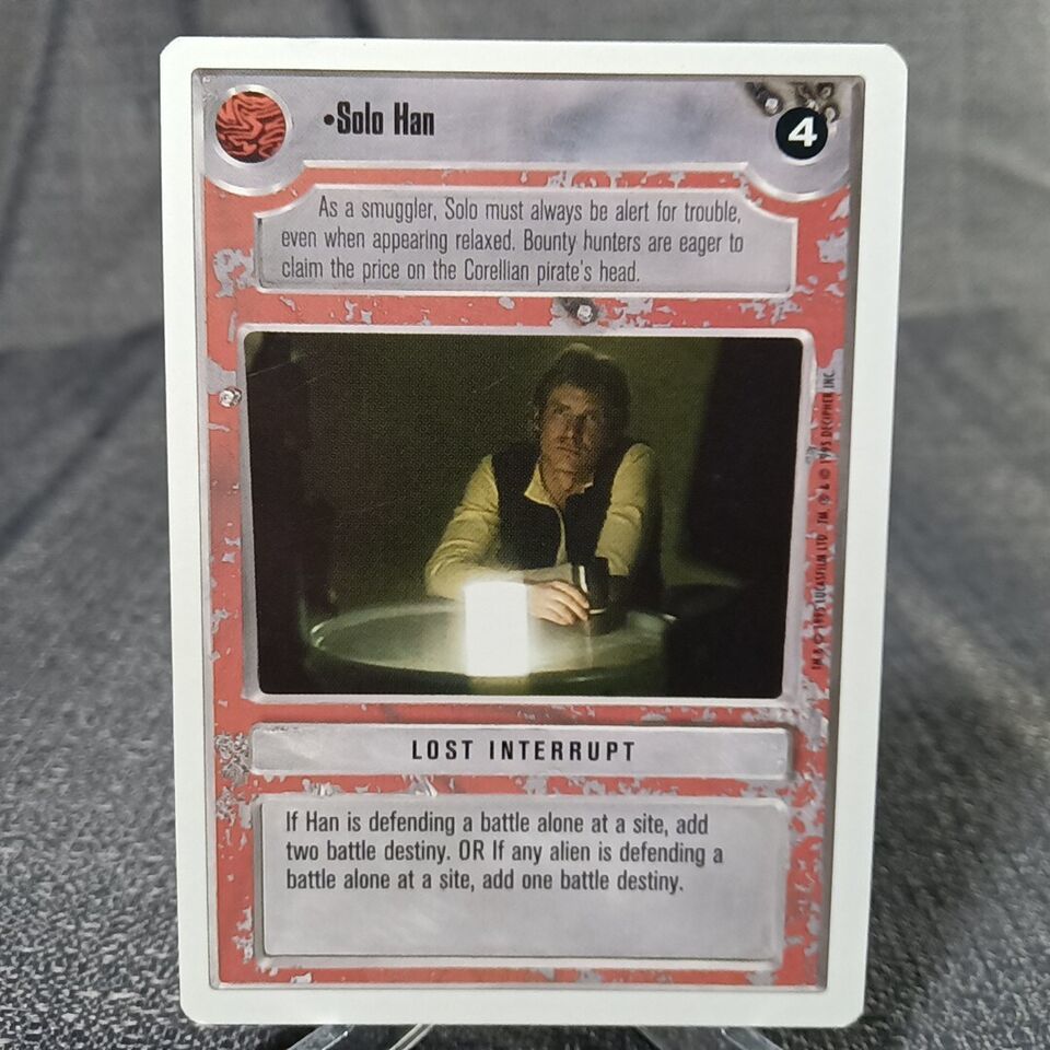 Solo Han - Premiere Unlimited (WB) ~ Star Wars CCG Customizeable Card Ga... - $0.99