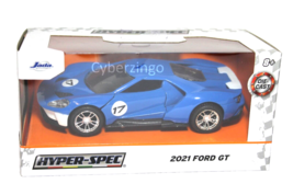 Jada 1/32 2021 Ford GT Blue Diecast Model Car NEW IN PACKAGE - £15.04 GBP