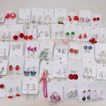 Wholesale 30pairs/Lots Mix Style Cute Crystal Clip Earrings For Women Party Gift - £39.70 GBP