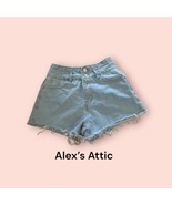 Shein Women’s Cut Off  Jean Hi-Rise Shortie Shorts Size Small CUTE pre-o... - $339.28 MXN