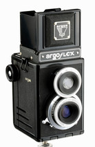 ArgoFlex TLR Camera w 75mm f/4.5 Coated Varex Anistigmat Lens Twin Lens Reflex M - £93.60 GBP