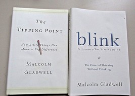2 by Malcolm Gladwell Tipping Point &amp; Blink Hardcover 2000 &amp; 2005 - £12.52 GBP