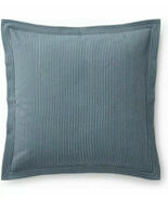 RALPH LAUREN  HANAH YARN DYED STRIPE 2pc EURO SHAMS CREAM/BLUE  NIP $270 - $1,519.80 MXN