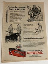 vintage Federal Cartridge Print Ad  Advertisement 1975 pa1 - £6.22 GBP