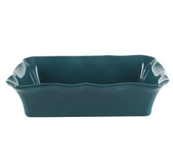 Pioneer Woman ~ Solid Green ~ 9.5&quot; x 14&quot; ~ Rectangular Baking Dish ~ Sto... - £35.25 GBP